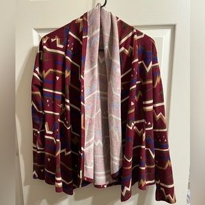 Aztec print sweater